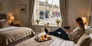 Inviting room at a B&B Skipton with cozy decor, perfect for relaxation and exploration