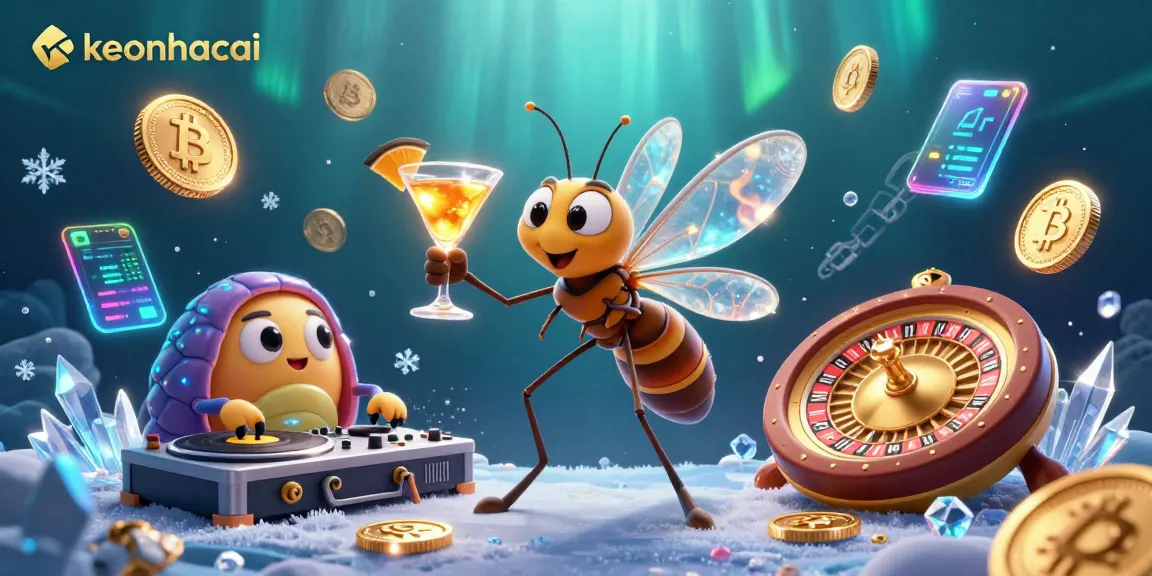 Experience thrilling keonhacai gameplay with vibrant 3D elements and casino atmosphere in this digital art
